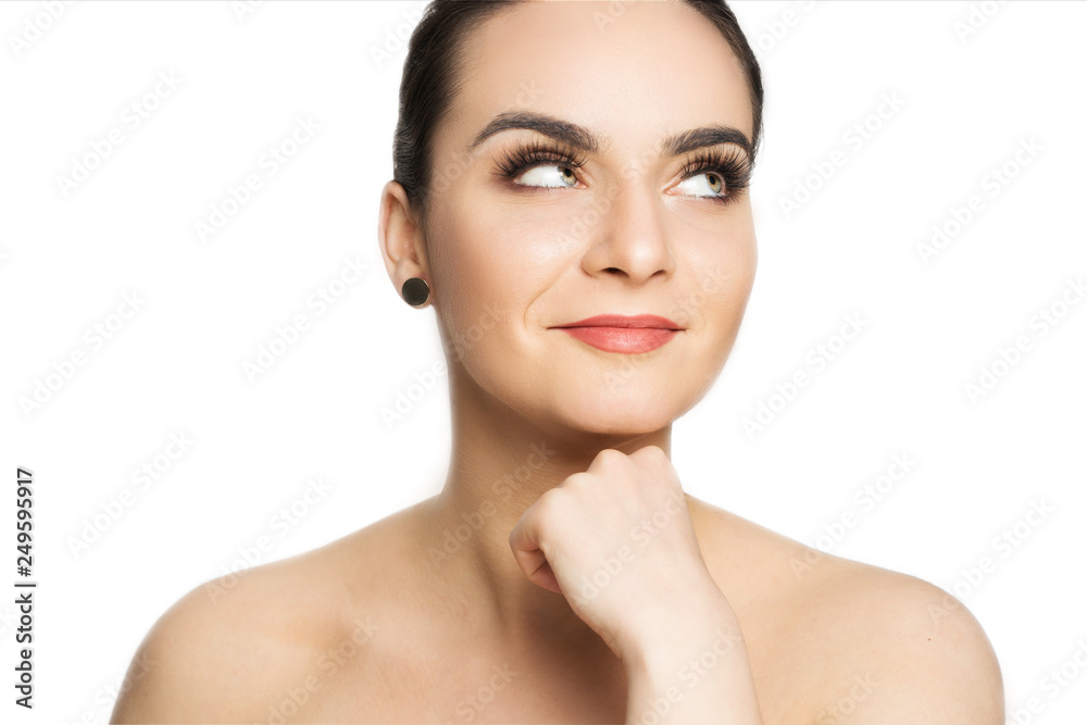 Beautiful young Woman Beauty Healthy clean skin Portrait Beautiful young Woman Beauty Healthy clean skin Portrait