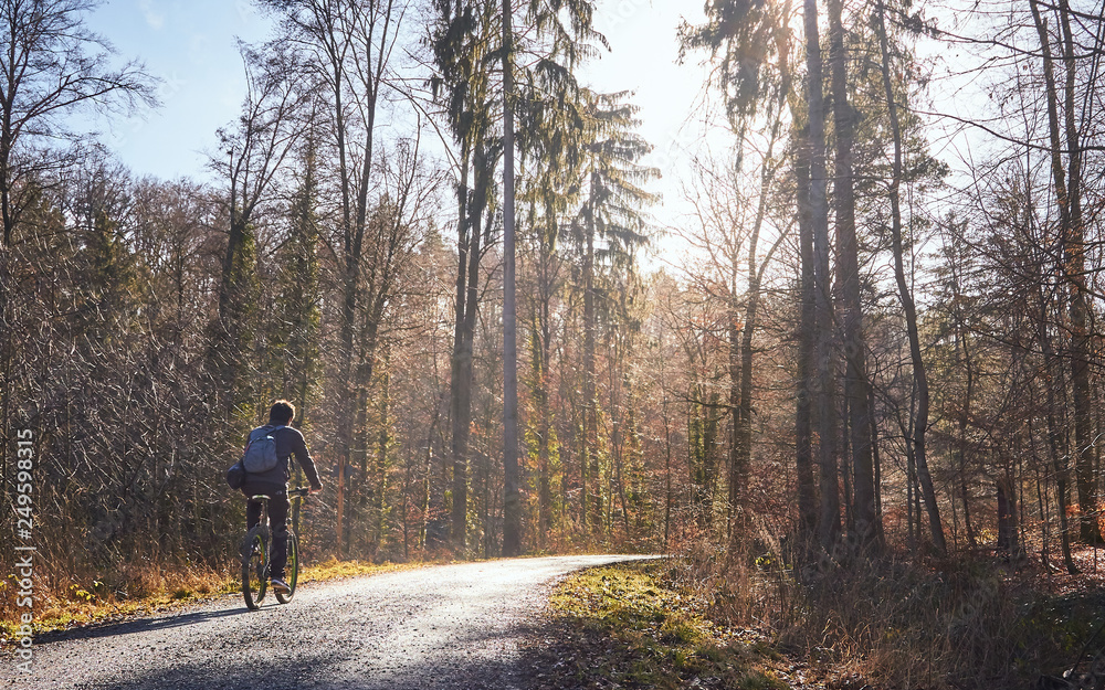 Bikers for the Forest with beautiful lights