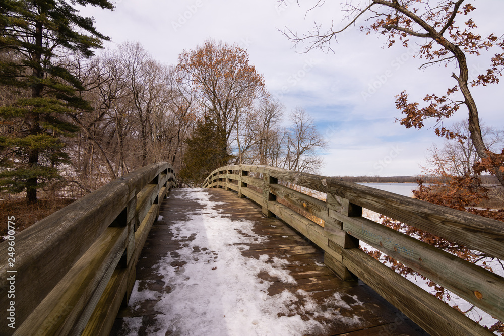 Wooden bridge