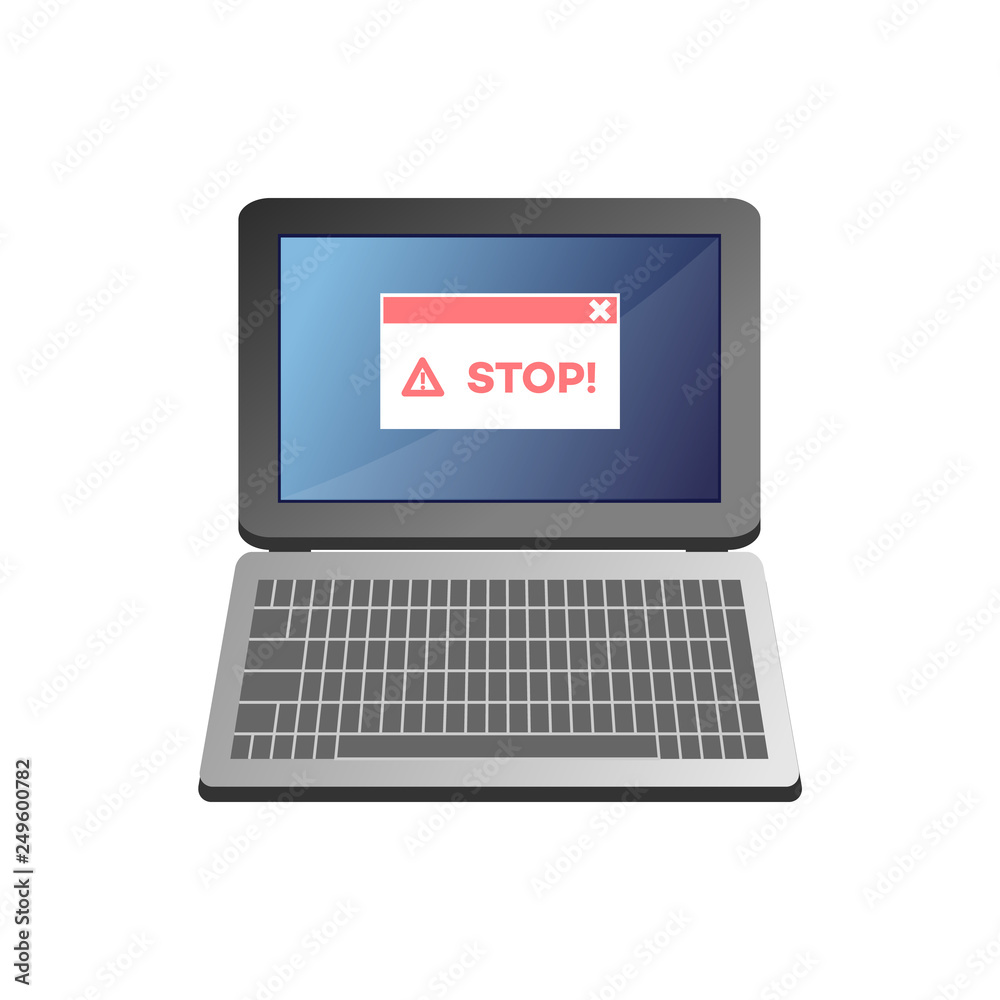 Internet website access forbidden concept vector Internet website access forbidden concept vector