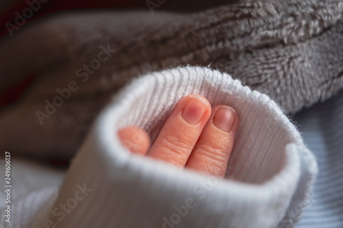 Finger eines Säuglingss / Detailsansicht