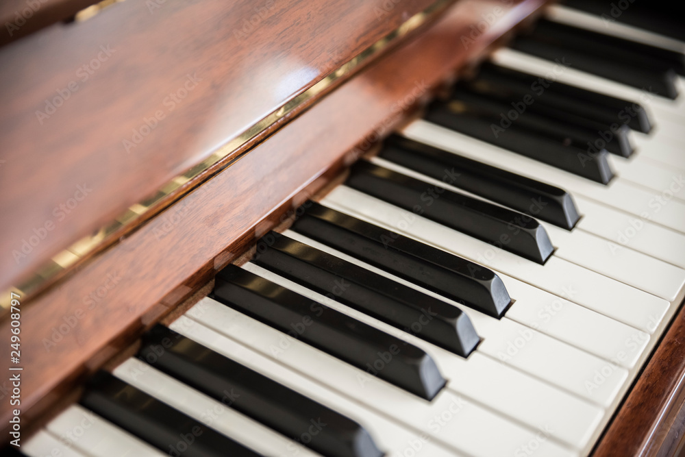Close Up Shot of Grand Piano Keys Close Up Shot of Grand Piano Keys