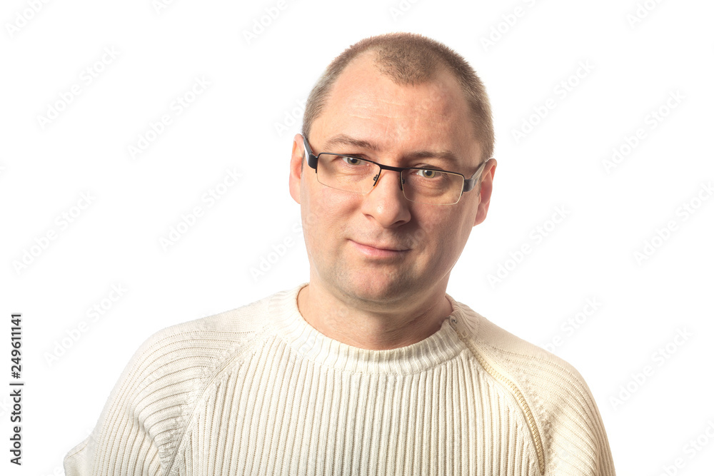 Obraz premium man in eyeglasses