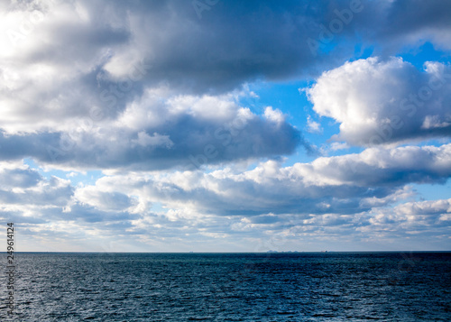 blue sky and sea