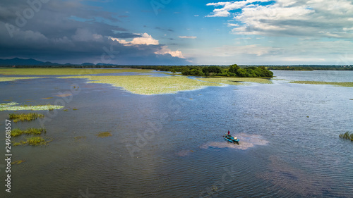 Beautiful lake near Tissamaharama, Sri Lanka. photo