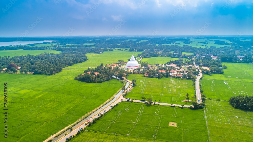 Aerial. Tissamaharama, Sri Lanka. Aerial. Tissamaharama, Sri Lanka.