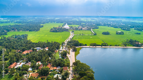 Aerial. Tissamaharama, Sri Lanka. photo