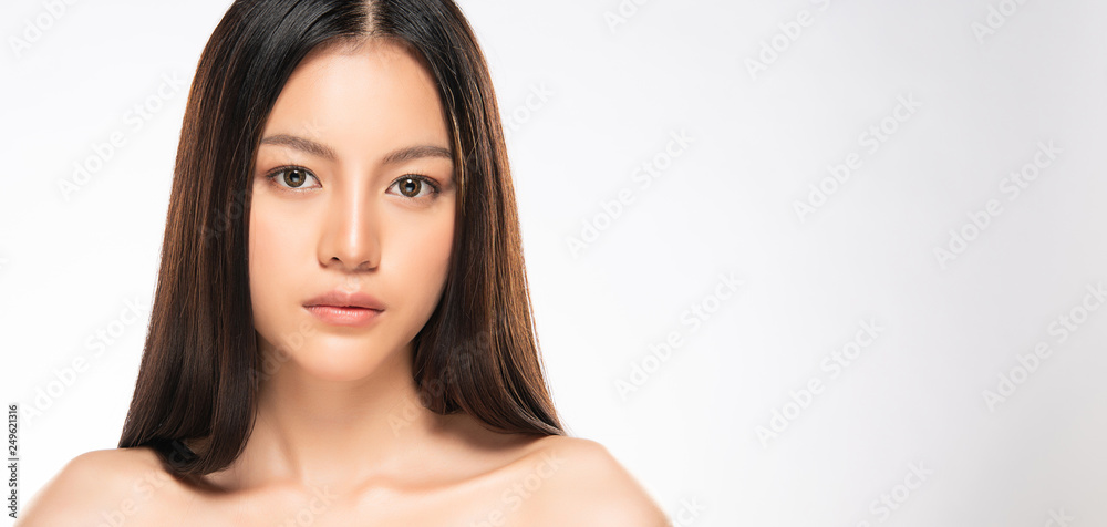 Beautiful Young asian Woman with Clean Fresh Skin Beautiful Young asian Woman with Clean Fresh Skin