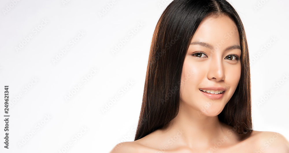 Beautiful Young asian Woman with Clean Fresh Skin Beautiful Young asian Woman with Clean Fresh Skin