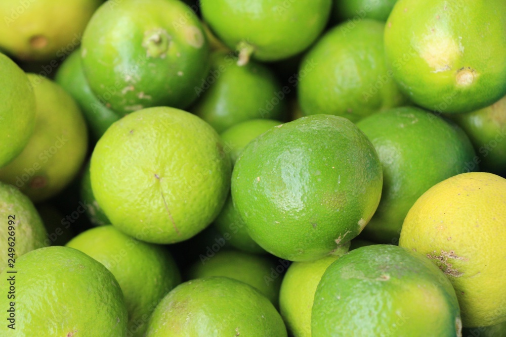 Fresh lemon for cooking at street food Fresh lemon for cooking at street food