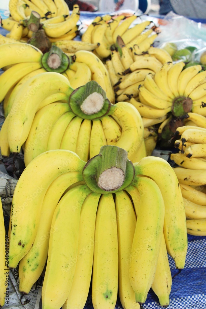 Ripe banana is delicious at street food