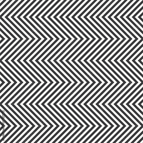 Vector seamless pattern. Decorative element  design template with striped black and white diagonal inclined lines. Background  texture with optical illusion effect. Dynamic tiles in op art style.