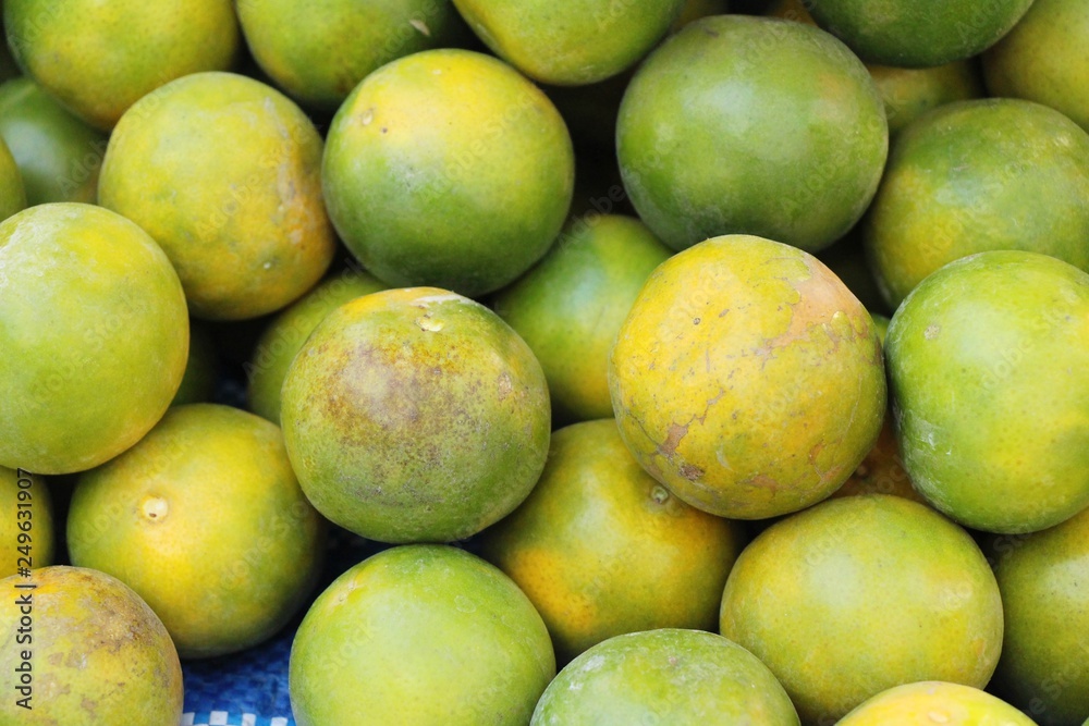 orange fruit is delicious at street food orange fruit is delicious at street food