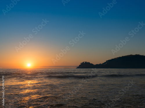 Beautiful sunrise over beach