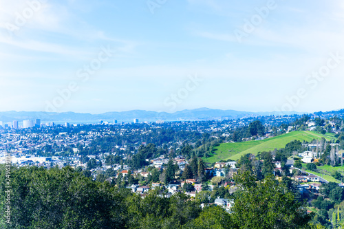 Oakland side view San Francisco bay can view bay bridge, San Francisco and Oakland