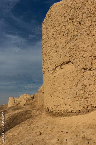 Ruins of ancient city Merv the capital of Turkmen-Seljuk Empire. Once a great city located on a way of a Silk Road was demolished by Chingiz khan's mongols  in 13th century. Turkmen national heritage.