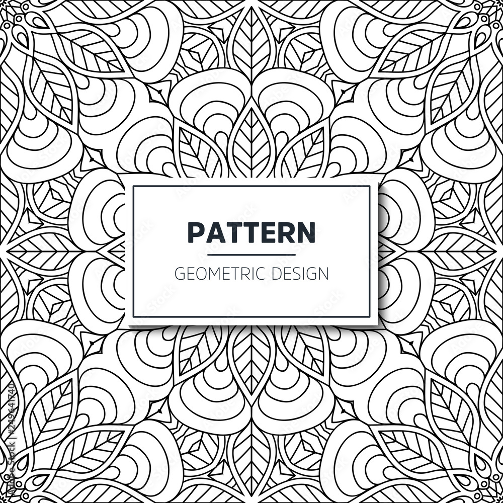 Seamless ethnic and tribal pattern