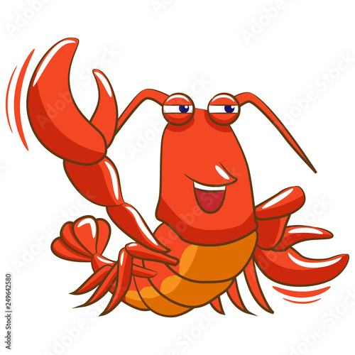 Lobster clipart cartoon