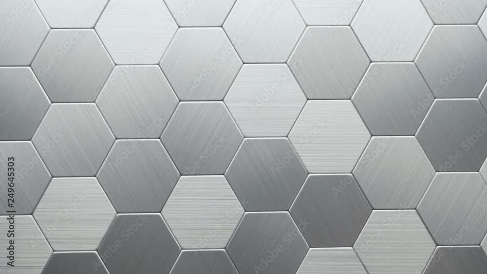 Abstract hexagon geometry background.