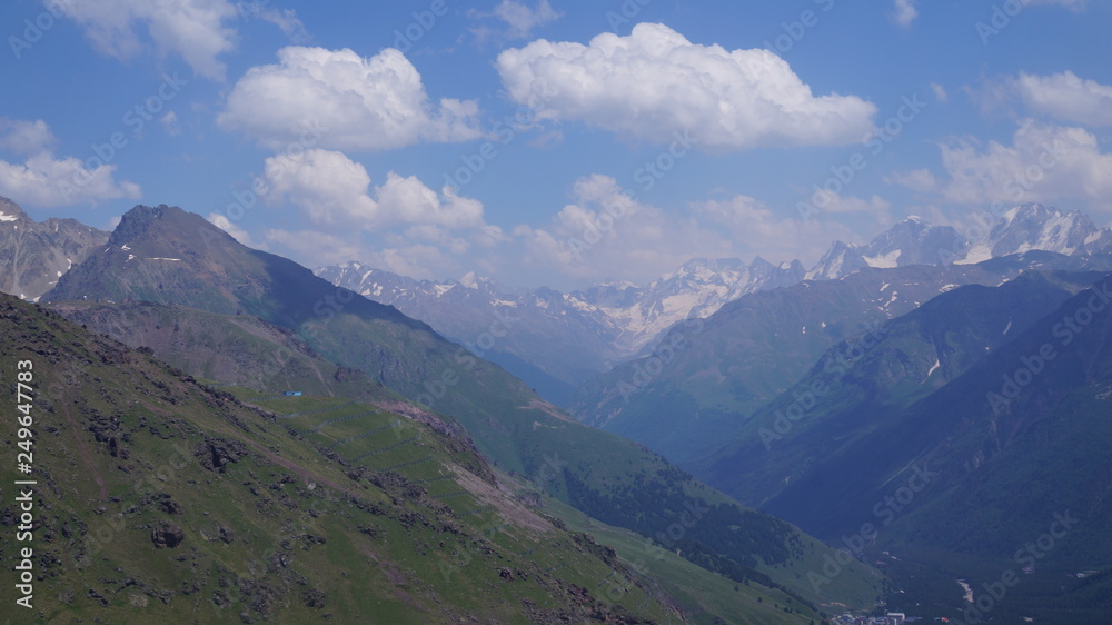 view of mountains