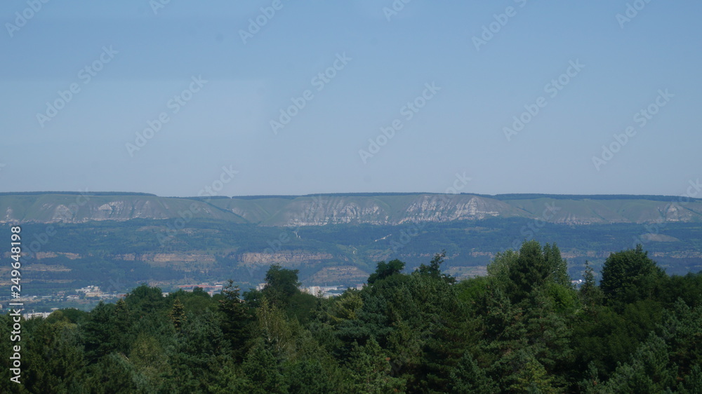 panoramic view of the valley