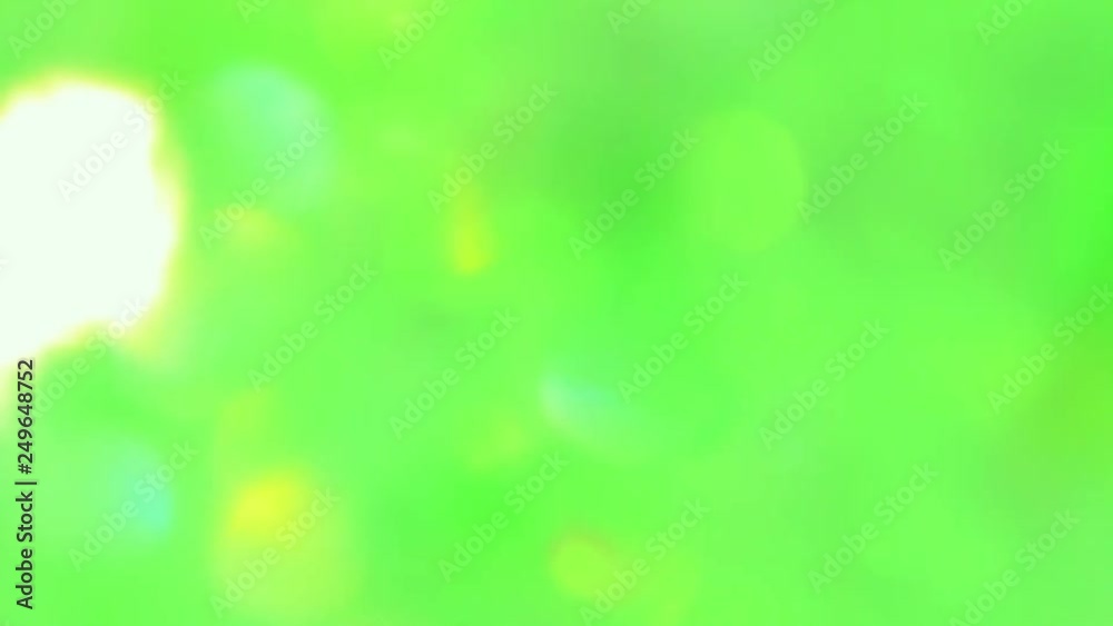 Bokeh Leaks is green. Glare of light in motion. Bokeh Leaks is green. Glare of light in motion.