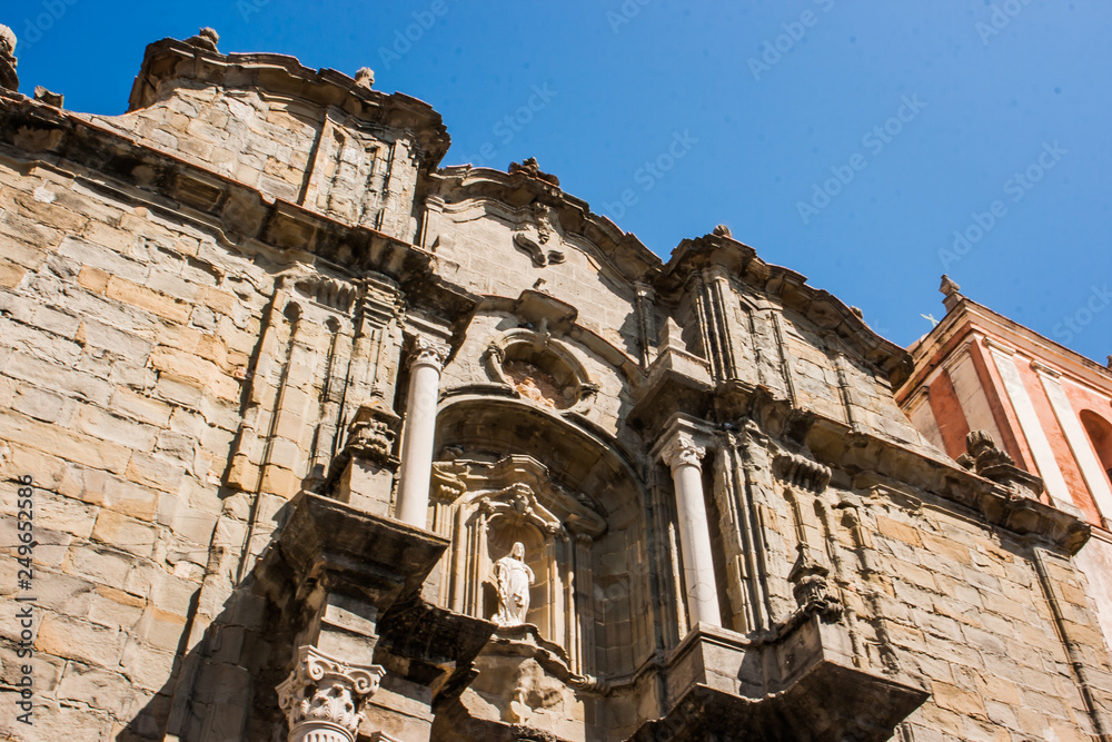 View of the Iglesia de San Mateo (Saint Mathew Church) in Tarifa, Andalusia, Spain