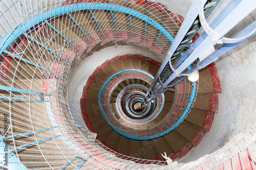 spiral staircase to the lighthouse in Paldiski
