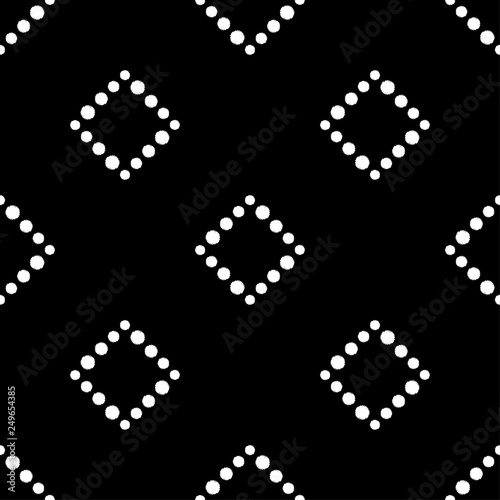 Polka dot seamless pattern. The texture of the dots. Hand hatching. Brushwork. Geometric background. Can be used for wallpaper, textile, invitation card, wrapping, web page background.