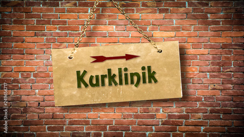 Schild 388 - Kurklinik photo