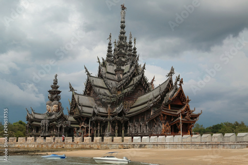 Sanctuary of Truth - wooden temple in Pattaya  Thailand