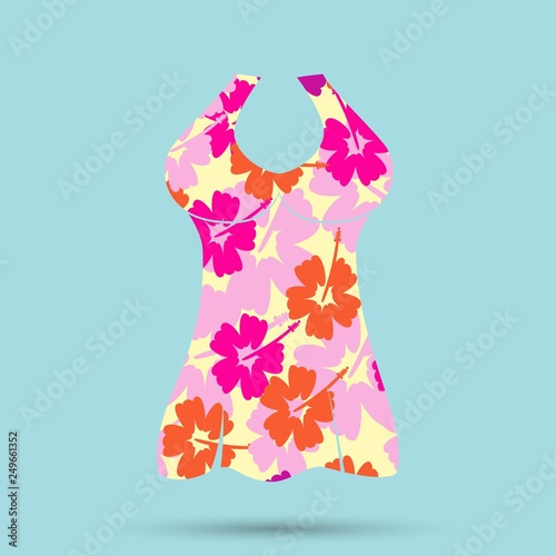 women's swimsuit design. Fashion bikini