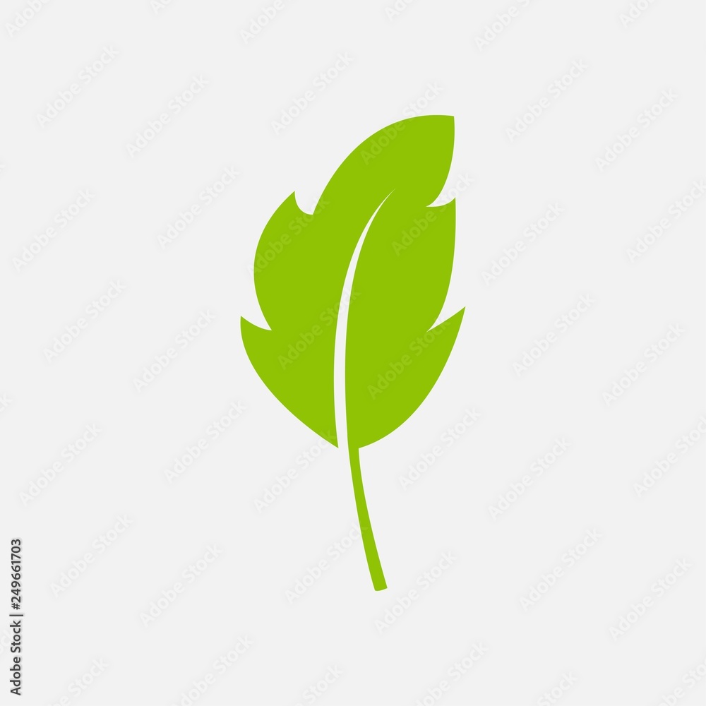 green leaf ecology nature element vector icon green leaf ecology nature element vector icon