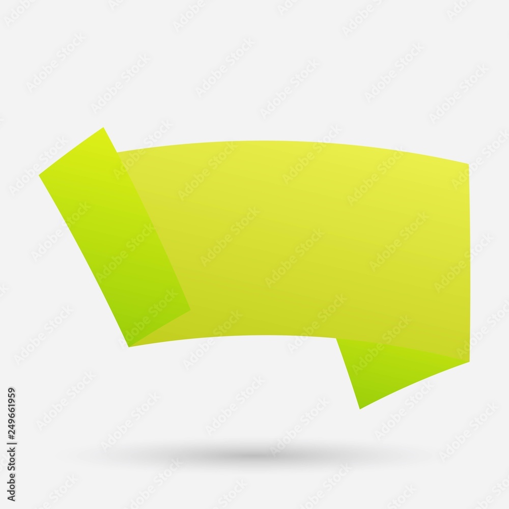Abstract origami speech bubble vector background Abstract origami speech bubble vector background