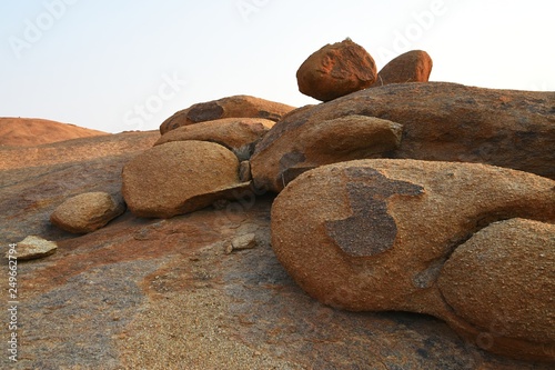 Felskugeln im Erongogebirge auf Ameib (Bull`s Party) in Namibia photo