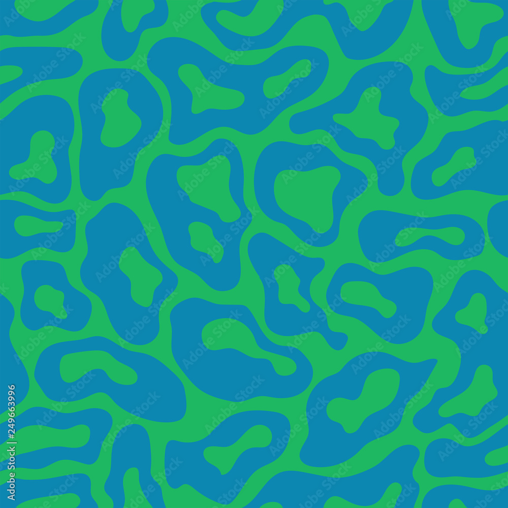 green and blue seamless pattern