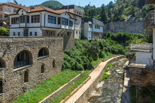 Old Houses at the center of town of Kratovo  Republic of North Macedonia