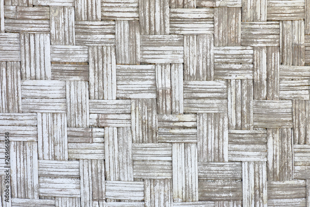 Old bamboo weave texture pattern background Old bamboo weave texture pattern background