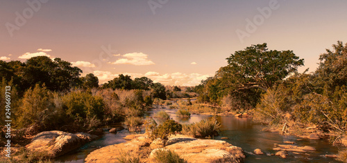 African landscape in the Kruger National Park, South Africa