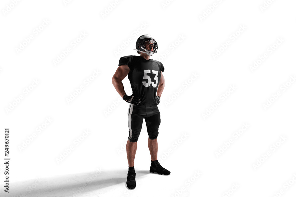American football isolated on white American football isolated on white