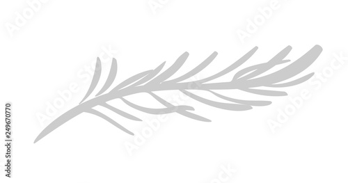 Vector flat abstract green plants flower herbs icon. Meadow garden spring easter, women day romantic holiday, wedding invitation card decoration element summer floral Illustration white background