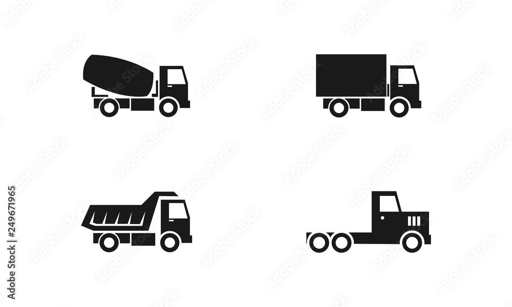Kind of truck vector template Kind of truck vector template