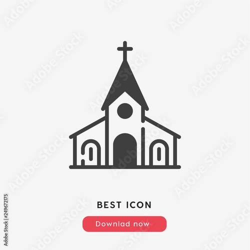 church icon vector