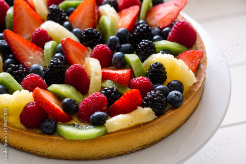 Fotografie, Obraz fruit tart - crostata di frutta