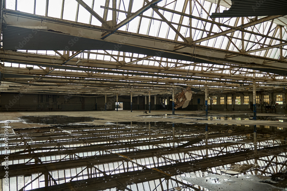 Old abandoned factory in the Netherlands