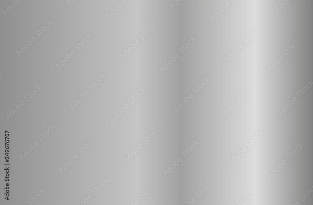 Realistic silver gradient texture. Shiny metal foil gradient. Vector illustration Realistic silver gradient texture. Shiny metal foil gradient. Vector illustration