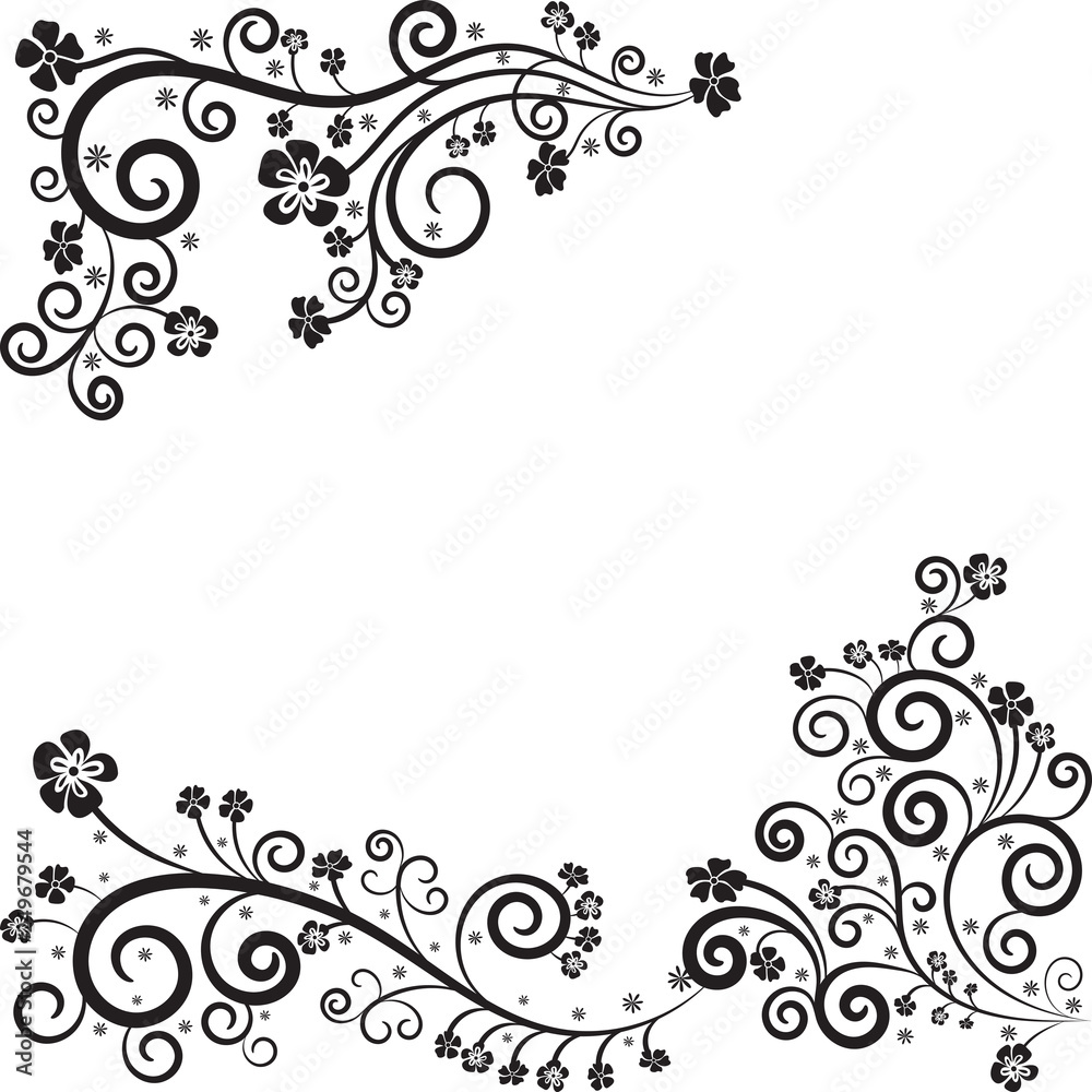 Swirls set. Decorative elements for frames. Elegant swirl vector illustration. Swirls set. Decorative elements for frames. Elegant swirl vector illustration.