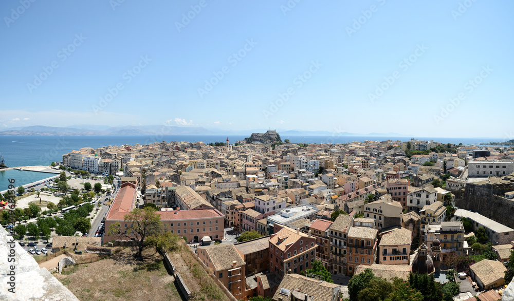 Corfu cityscape