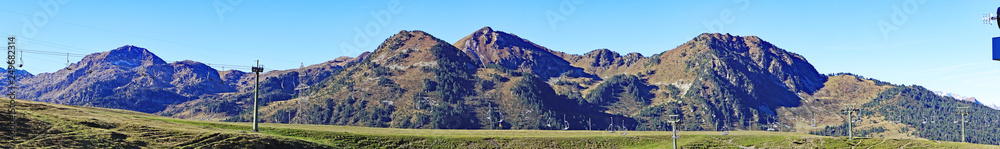 Paisaje de Baqueira Beret, Lleida, lérida, Catalunya, España