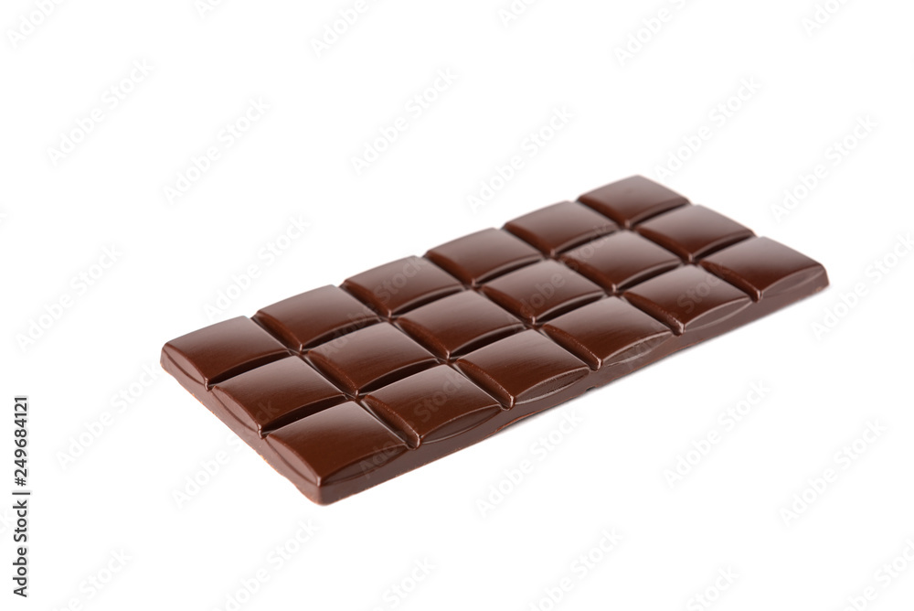 Chocolate bar isolated on white background. Chocolate bar isolated on white background.